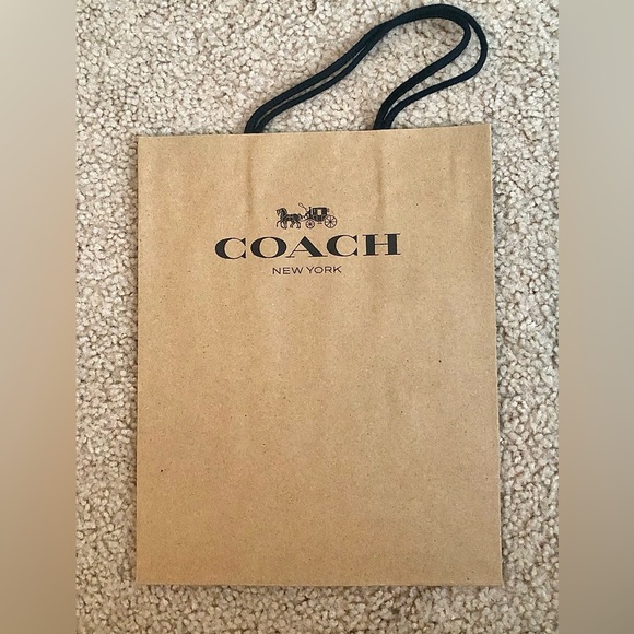 Coach (Corner) LRG Double Zip Wristlet/ Wallet w/ Coach paper gift bag included - Picture 13 of 15